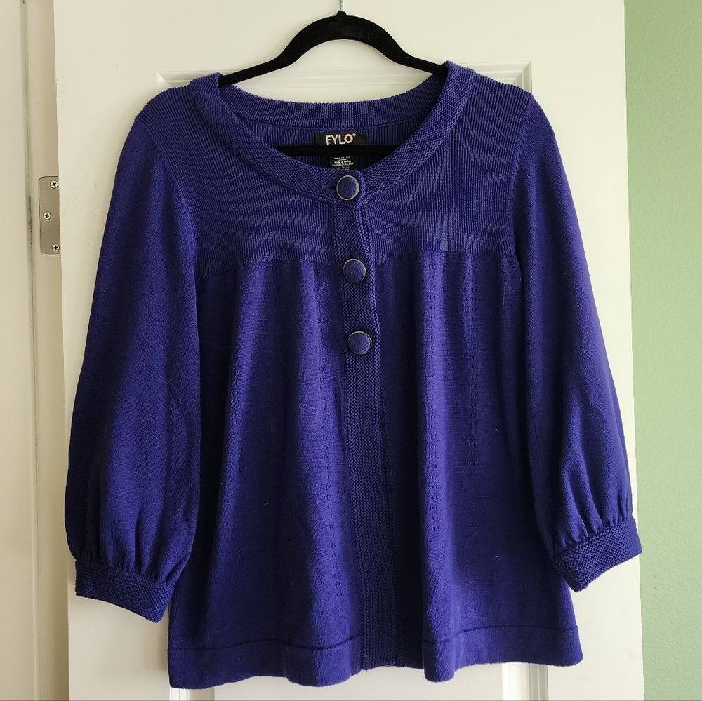 FYLO purple sweater